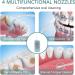 MuralMax Professional Cordless Water Flosser - 300ML Oral Irrigator with 3 Modes and 4 Jet Tips - Ideal for Home, Travel, Braces Care - IPX7 Waterproof - Buy Online on GoSupps.com