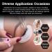 150 Pcs Disposable Glue Rings for Eyelash Extensions - Lovely Heart Shape Blossom Cups - Lash Extension Supplies - Buy Online on GoSupps.com