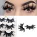 Mikiwi 25mm 6D05 Faux Mink Dramatic Eyelashes - Fluffy Volume, Thick Crossed, Long Faux Mink Lashes - 6D4-05 - Buy Online on GoSupps.com