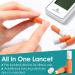 Glucoracy Safety Lancets 28G 1.8mm 100 Count Sterile Top Push Button - 1 Pack - Buy Online on GoSupps.com
