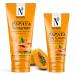 Nutriglow NATURAL'S Papaya Sunscreen SPF 50 (100gm) & Papaya Day Cream (50gm) for Radiant Glow