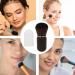 Retractable Powder Brush Small Foundation Brush - Retractable Foundation Brush Compact Makeup Brush Soft with Lid for Powder Foundation Blush black - Buy Online on GoSupps.com