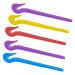5 Pcs Elastic Hair Bands Remover Cutter Pony Picks for Cutting Pony Rubber Hair Ties No Pains No Harm Premium Ponytail Remover Tools (2Purple Blue Red Yellow)