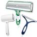 SOPHRAY Pet Hair Remover Roller Kit for Dog Cat, Sticky Lint Roller, Grooming Gloves, Reusable Dog Fur Removal Tool Set, Cat Fuzz Brush Detailer for Couch Clothes Hair Remover + Sticky Roller + Lint Shaver