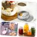 OUNONA 54pcs Mason Jar Lids Solid Sealing Cap Tinplate - Buy Online on GoSupps.com