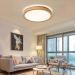Wayluoung 18W LED Wood Ceiling Lamp 30cm - 4500K 1620LM | Stylish Lighting for Bedroom Living Room Kitchen & Dining Room - Buy Online on GoSupps.com