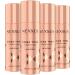 Nexxus Travel Hairspray Comb Thru Flexible Hold 4-Pack 72-Hour Anti-Humidity Shield 48-Hour Frizz Control Rose Fragrance 1.5 Oz Ea