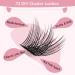 Buy 72 Pcs Cluster Lash Extensions | Volume Eyelashes with Super Thin Band - DIY Individual Lashes (C Curl 18mm - Buy Online on GoSupps.com