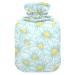 Hot Water Bottles with Cover Cute Daisy Hot Water Bag for Pain Relief for Kids and Adults Heating Bottles 2 Liter