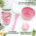 Buy 5-Piece Silicone Mask Brush Set with Hair Bands & Bowl | DIY Face Mask & Beauty Tools - Buy Online on GoSupps.com