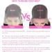 16 Inch 13X6 HD Lace Front Human Hair Wig for Black Women - 180 Density Straight Brazilian Virgin Hair, Transparent Glueless Lace Frontal Wig Pre Plucked with Baby Hair - Buy Online on GoSupps.com