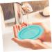 FRCOLOR Mini Makeup Brush Cleaner Pad - Efficient Cosmetic Brush Cleaning Mat & Bowl - 14.5x11cm Green | International Shipping Available - Buy Online on GoSupps.com