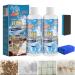 Stone Crystal Plating Agent Marble Cleaner Stone Stain Remover and Renovator Stone Nano Crystal-Plating Agent Stone Crystal Plating Brighten Luster Agent (2PCS)