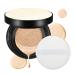 Air Cushion CC Cream Foundation Full Coverage Foundation for Flawless Makeup Concealer Liquid Foundation Moisturizing Brightening BB Cream (102# Natural)