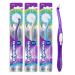 BrightWorks End Tuft Brush Cleans Difficult Areas Such as Around Crowns Bridges implants and Wider Gaps Between Teeth (Pack of 3)