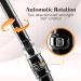 Hair Curler Automatic Curling Iron: 1.1inch Waver Hair Tool with 30s Instant Heat - Rotating Curling Wand Black - Buy Online on GoSupps.com