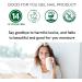 Milky White Semi Cured Gel Nail Wraps - Neutral Lip Gloss Mani Kit with Prep Pads & Nail Accessories - 20 Pc. Salon Quality Gel Wraps - Buy Online on GoSupps.com
