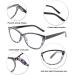 FEISEDY Progressive Multifocus Blue Light Blocking Reading Glasses - No Line Multifocal Readers with Spring Hinge B2675 Blue Floral 3.0x | International Shipping Available - Buy Online on GoSupps.com
