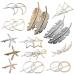 Yesland 23 Pcs Metal Hair Clips - Geometric Golden & Silver Hairpins | Stylish Hair Accessories for All Occasions - Buy Online on GoSupps.com