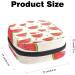 Watermelon Slices Storage Bag - Portable Menstrual Pad & Cup Bag for Women Teens & Girls | Stylish & Functional Zip Pouch - Buy Online on GoSupps.com