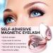 Buy Reusable Magnetic Eyelashes | 3D Dual Lashes Kit - No Glue Natural Look 4 Pairs with Applicator Tweezers - Buy Online on GoSupps.com