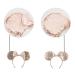 Sequin Mouse Ears Headband - 2pcs Glitter Hairband for Baby Shower & Halloween Parties - Buy Online on GoSupps.com