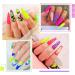 INPING Neon Gel Polish Set - 6 Bright Colors for DIY Manicure | Soak Off UV LED Nail Varnish - Buy Online on GoSupps.com
