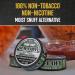 BaccOff Extra Wintergreen Fine Cut 1.1oz (Pack of 10) - Tobacco-Free & Nicotine-Free Snuff Alternative - Buy Online on GoSupps.com