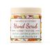 CalmGrace Exfoliating Hand Scrub with Dead Sea Salts & Pineapple Coconut Scent | Hand Scrub Exfoliator Sorbet Texture | 300g | Fortified with Avocado Oil & Vitamin E C