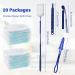 Volumoon Manual Dust Removal Set 20 Pcs Duster Removal Refill Kit with 2 Handle Strong Electrostatic Dust Removal Fluffy Duster Refills for Home Office& Car Cleaning (Blue) - Buy Online on GoSupps.com