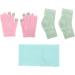 Qukaim Touch Screen Spa Gloves Touch Screen Spa Gel Socks Gloves Set for Cracked Dry Skin Reusable Moisturizing Gel Spa Neck Wrap Mask - Buy Online on GoSupps.com
