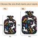 Naanle Unicorn Flowers Heat Bottle - 1L Transparent Hot Water Bottle for Warm & Cold Therapy | Ideal for Pain Relief & Cozy Comfort - Buy Online on GoSupps.com