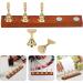 Baluue Nail Practice Stand Wood Nail Tip Art Display Stand Holder Manicure Tool with Reusable Putty Clay for Salon - Buy Online on GoSupps.com