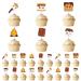 Firefairy S more Cupcake Toppers Happy Camper Birthday Cupcake Toppers S'mores Themed Cake Picks Camping Themed Baby Shower Cupcake Toppers 24Pcs
