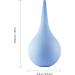 60ml Rubber Suction Ear Syringe Hand Bulb - Blue | Ear Washing Squeeze Bulb - Buy Online on GoSupps.com