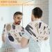 Beard Bib Apron for Men | Non-Stick Waterproof Hair Catcher Cape | Abstract Cactus Design - Perfect for Shaving & Trimming - Buy Online on GoSupps.com
