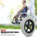EVTSCAN Universal 7 Inch Anti-slip Rubber Wheelchair Front Caster Wheel Replacement 5 Spoke Rollator Wheel 264 Lb Weight Capacity for Elders Patients Hospitals Clinics and Rehabilitation Centers - Buy Online on GoSupps.com
