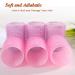 Jumbo Hair Rollers Set - 6 Packs for Salon Hairstyling - Self Grip Curlers for DIY Curly Hairstyles - Colors Vary (3 Jumbo + 3 Large) - Buy Online on GoSupps.com