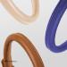 Collardirect Round Leather Dog Collar - Handmade Soft Padded Real Leather for Dogs & Cats (23-28 cm) - Available in Black Pink Red Blue & Purple - Buy Online on GoSupps.com