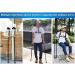 Forearm Crutches Adjustable Adjustable Crutches Handle Comfort Handle Thick Aluminum Lightweight 10 Levels 22 cm Height Adjustable Lightweight Arm Crutch Journey - Buy Online on GoSupps.com
