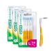 GUM BI-Direction Interentalbrushes / Longer grip for simple and thorough cleaning of the interdental spaces / 3x 6 pieces (1.4mm) ISO size 4 1.4mm 18 units
