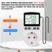 Weytoll Digital Temperature Controller & Thermostat Timer Socket - 220V LCD for Greenhouse Aquarium Terrarium & Reptiles - International Shipping Available - Buy Online on GoSupps.com
