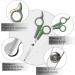 2-Pack Dog Scissors Grooming Stainless Sesel Dog Scissors Safety Round Head Thinning Scissors Dog Grooming 2 Sizes 7.28" and 6.5" Perfect for Dogs Cats and Small Animals - Buy Online on GoSupps.com