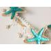 Boho Wedding Flower Head Wreath Mermaid Sea Star Hair Accessory - Color 2-Lace St - Buy Online on GoSupps.com