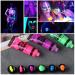 UV Glow Neon Facial & Body Painting Set - 6 Fluorescent Colors (10ml) - Brightest Under UV Light for Makeup Art - Buy Online on GoSupps.com