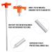 10-Pack Orange Camping Tent Stakes by ABCCANOPY - 11 inch Length - Buy Online on GoSupps.com