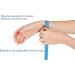 Designer Adjustable Velcro Bracelet for Movement Disease & Morning Nausea - Natural Healing (Pink Lady Large 22.9 cm) - Buy Online on GoSupps.com