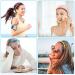 Duufin 30-Piece Colorful Plastic Headbands for Girls and Women - Thin Plain Headbands with Teeth - 0.8cm Width - Multicolored - Buy Online on GoSupps.com