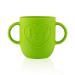 Baby Toddler Cup - Open Silicone Cup with Dual Handles - 250ml (8.45oz) - Green - Buy Online on GoSupps.com