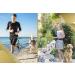 Premium 2-in-1 Jogging Line & Leash for Large/Medium Dogs | Double Handle & Belly Belt | Ideal for Jogging Hiking & Walking - Buy Online on GoSupps.com